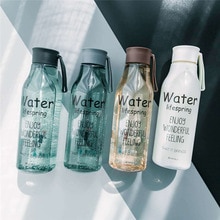520 ml Lekvrij Fles Minimalistische Draagbare Heatproof Explosieveilige Voedsel Plastic Sap Student Buitensporten Reiswaterkoker