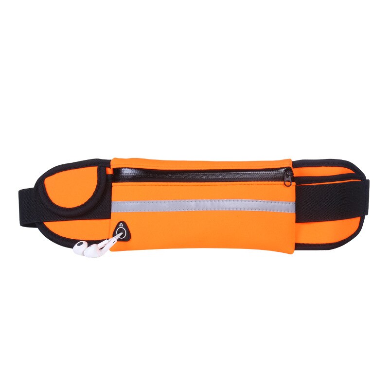 mini fanny pack for women Portable convenient USB waist pack Travel multifunctional waterproof phone belt bag 192: Orange