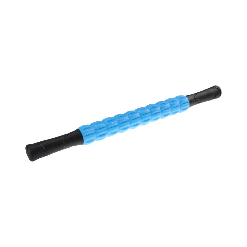 Yoga Massage Stick Leg Back Relaxation PVC Roller Muscle Deep relaxation relieve the pain Yoga Block Gym Fitness Equipment: Sky Blue