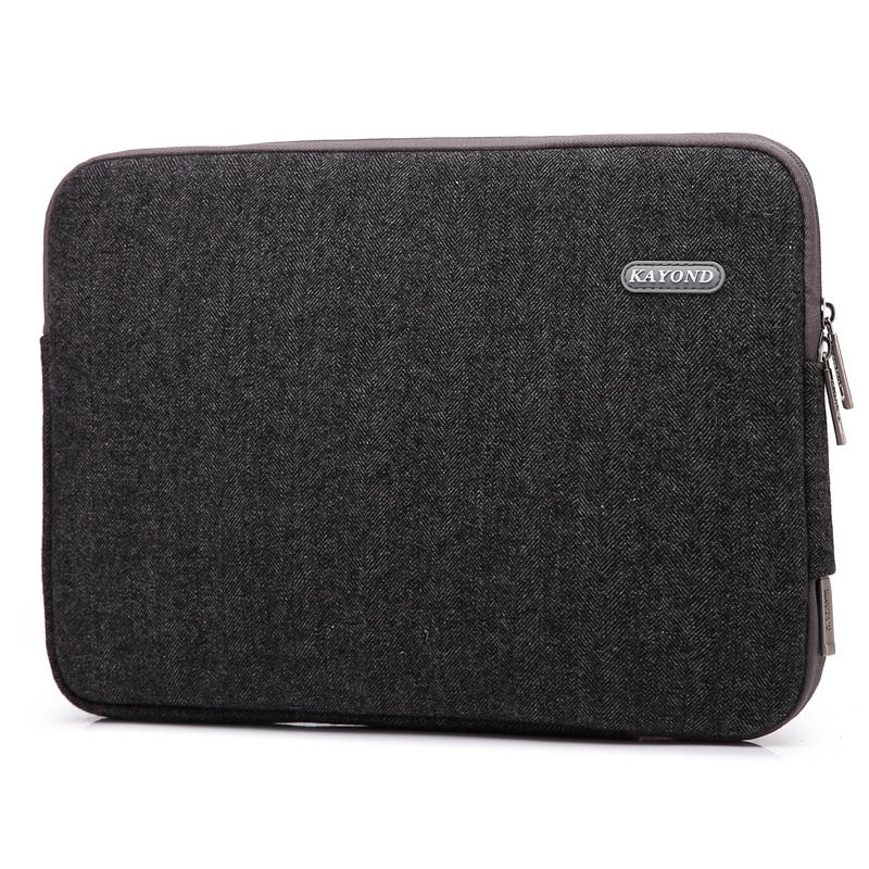 Kayond Laptop Sleeve Case for 11,12,13,14,15",15.6",17 inch Laptop Bags for mac book air 13 case 15.4 12.5 inch laptop sleeve: Black / 13-inch