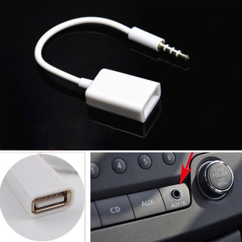 Aux Kabel Man-vrouw Usb 2.0 Converter Adapter Audio 3.5 Mm Jack Male Connector Plug Auto