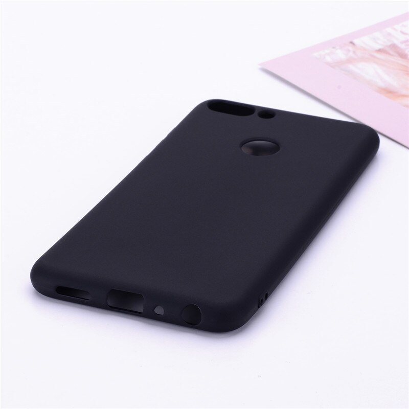 For Huawei P Smart Case TPU Soft Silicone Candy color Back Cover Phone Case For Huawei P Smart FIG-LX1 PSmart Case Fundas