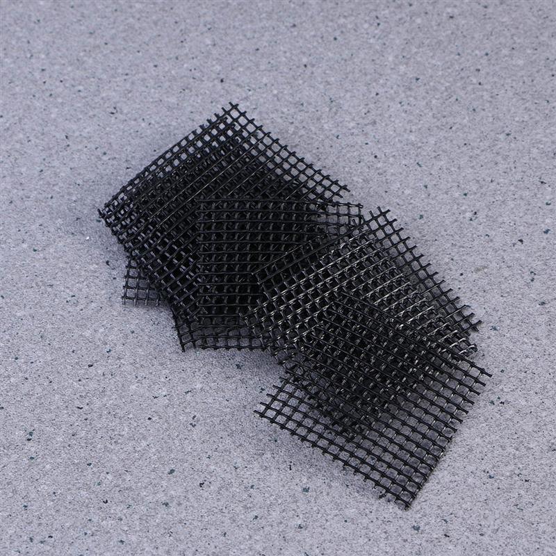 100 stk plastik blomsterpotte mesh pad bund gittermåtte forhindrer jordtab lækagesikker pad anti-korrosions åndbart net