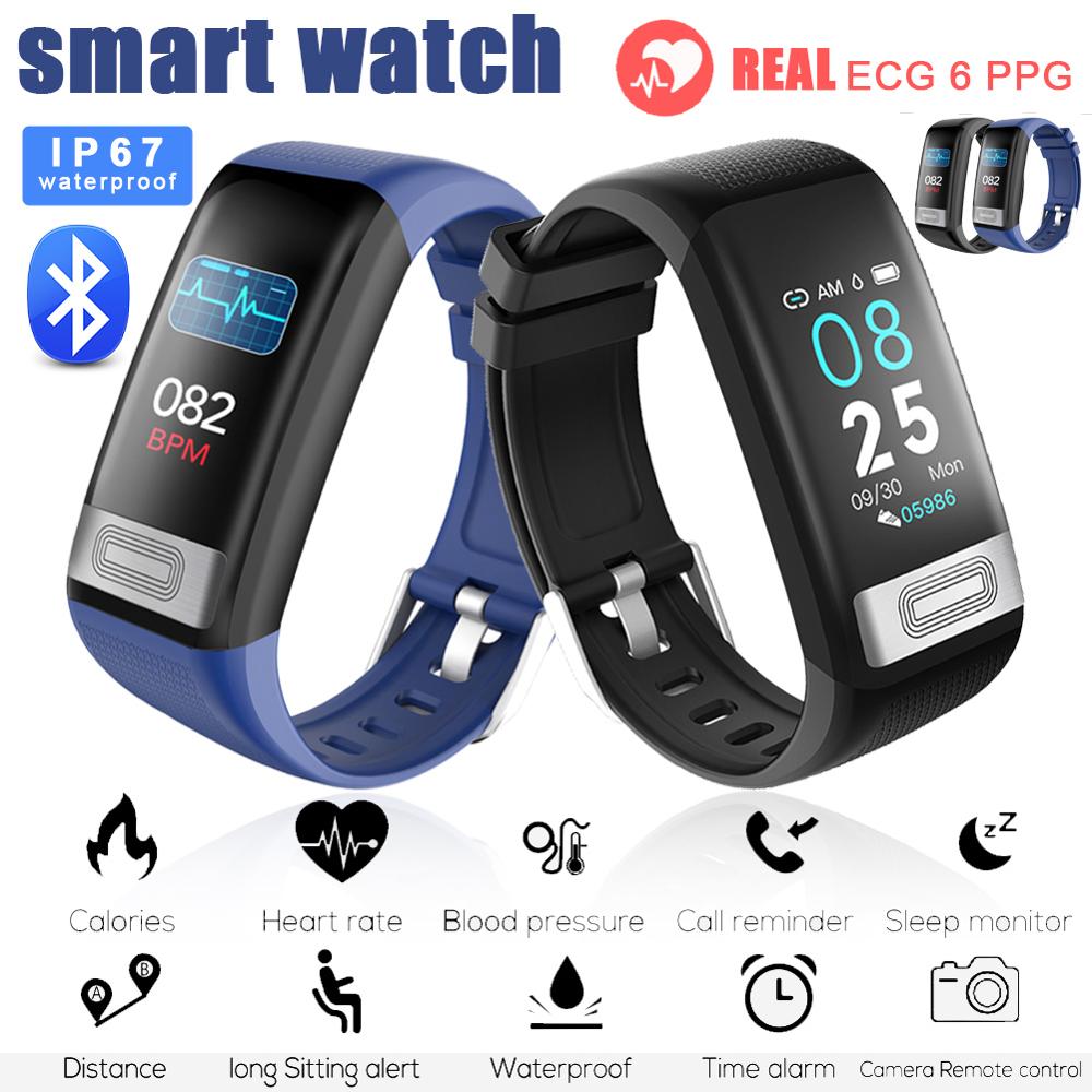 Smart Watch Men Women Smartwatch Android IOS Bluetooth 4.0 Blood Pressure Measurement Heart Rate Monitor Sport Smart Watch