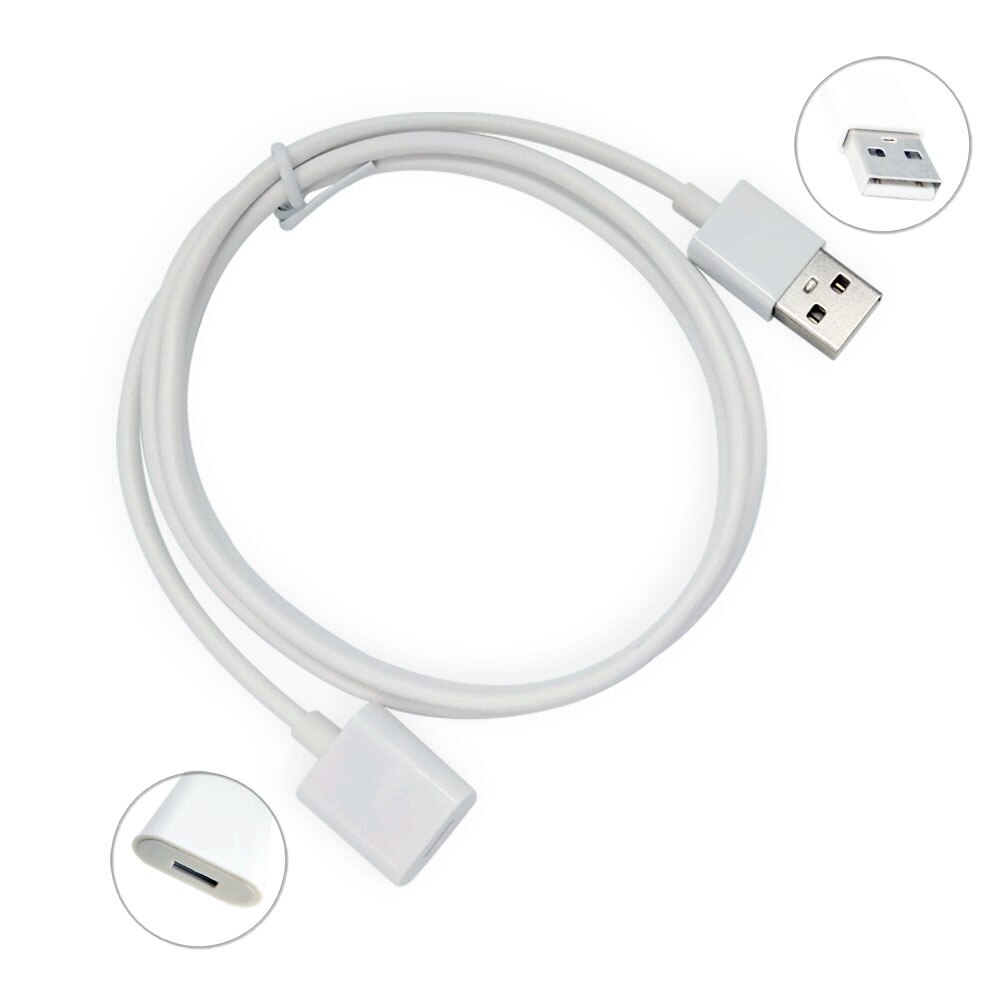 Cable adaptador de cargador USB de 1m para iPad Pro Pencil USB macho a 8 pines hembra