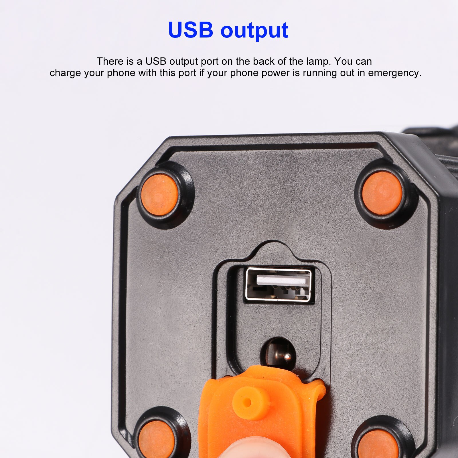 Super Bright Powerful USB LED Flashlight Searching Torches Night Light Lamp Hand Camping Lantern Rechargeable Battery 9600mAh