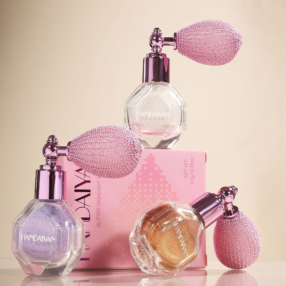 Glitter Brightening Body Glitter, Highlighting Spray Glitter Spray Bottle Highlighting Airbag Spray Bottle