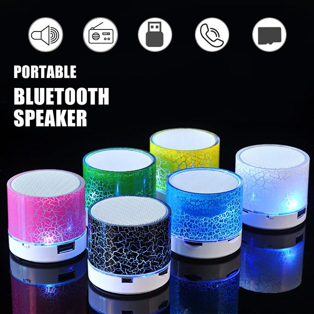 A9 glare crack Bluetooth speaker Mini draagbare waterdichte LED subwoofer U schijf kaart Bluetooth audio universele