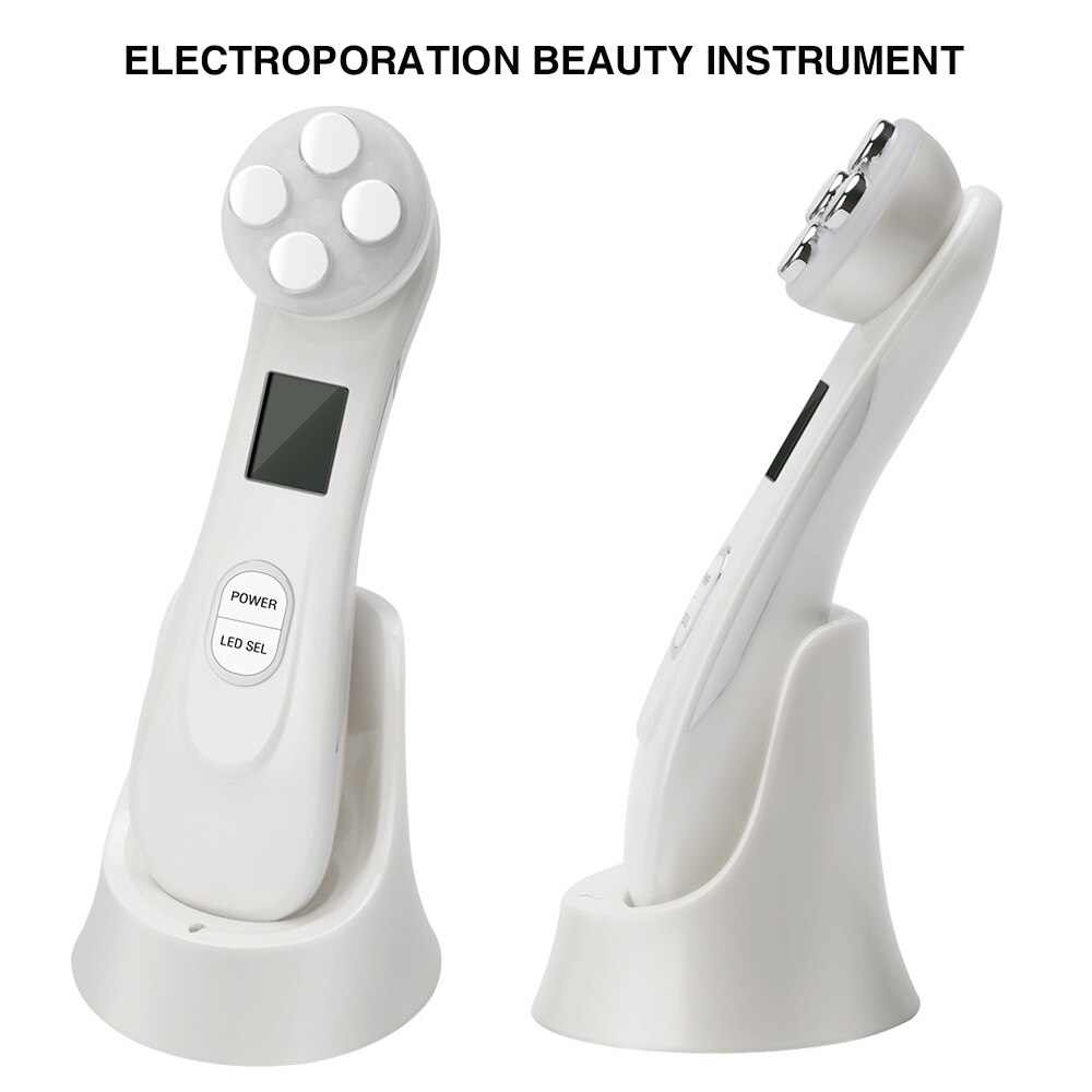 Hautpflege ems Mesotherapie Elektroporation Gesicht Haut RF Radio Frequenz Gesichts LED Photon Gerät Facelifting Zu Straffen Schönheit Maschine