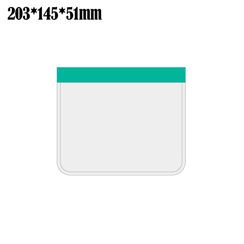 Sacos de armazenamento de alimentos, recipientes de peva conjunto de bolsas frescas de silicone com zíper reutilizáveis para almoço e frutas, congelar, tigela e copo de vegetais: 8x5.5x2 inch