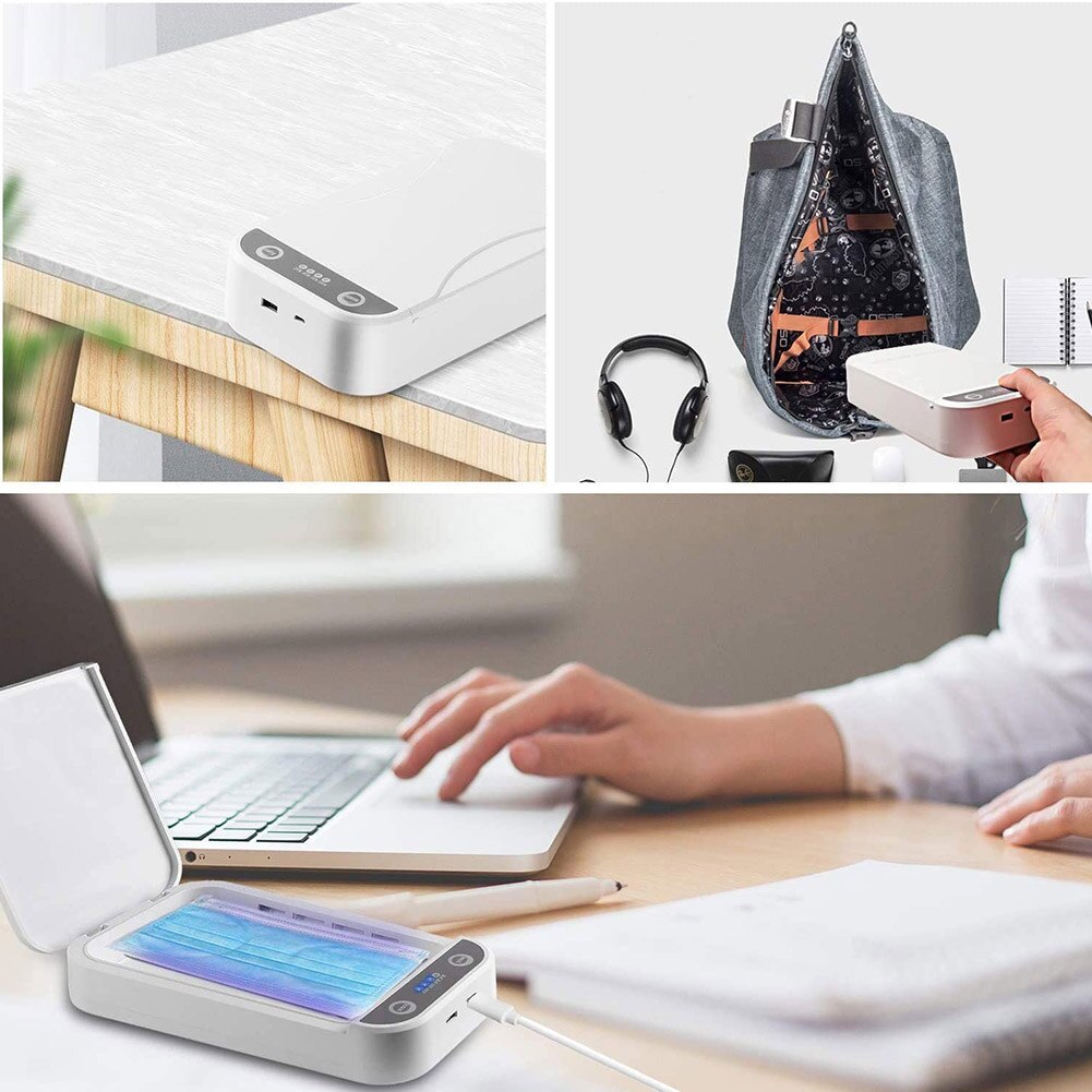 Uv Sterilisator Box Esterilizador Ultraviolet Ray Telefoon Facemask Desinfectie Kast Voor Sieraden Telefoon Sterilisator