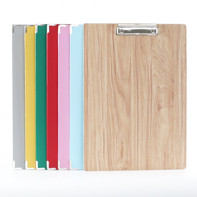 8K Sketch Board With Clip Wooden PVC Sketch Pad Random Color Waterproof Sketch Board For Student Art Supplies