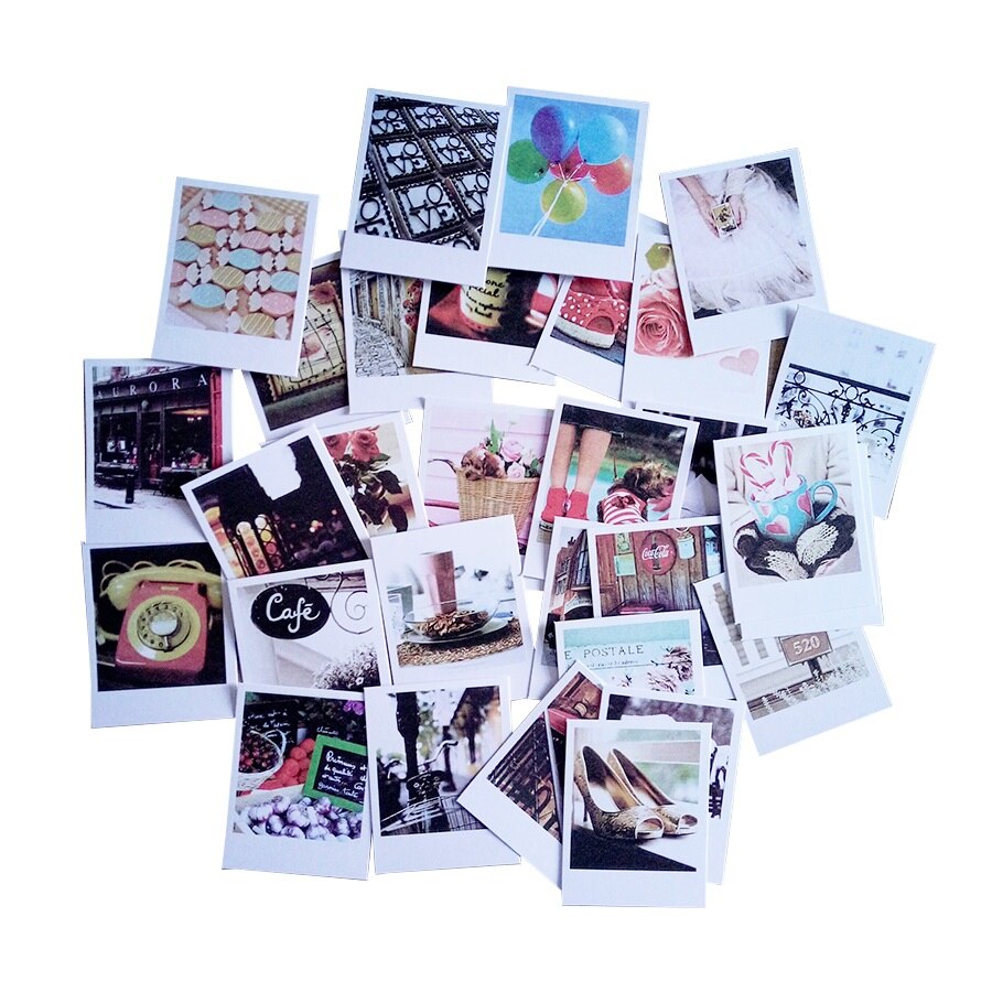 60 Vintage Cards 60 Envelope With 60 Stickers Set LOMO Mini Greeting Card Postcard Kraft Envelope Festival
