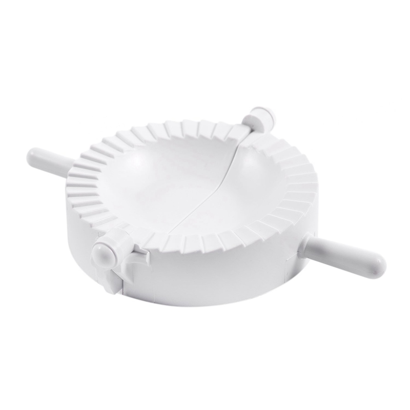 White Plastic Hand Press Pierogi Mold Dumpling Mould: Default Title