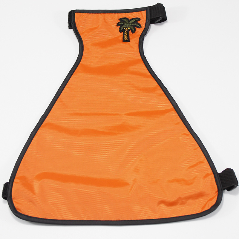 Couverture de ventre pour chien, tissu respirant, Anti-salissure, bandes de ventre imperméables, tissu lavable pour animaux de compagnie, tablier d'intérieur et d'extérieur pour chien, Costumes pour animaux de compagnie: Orange / L