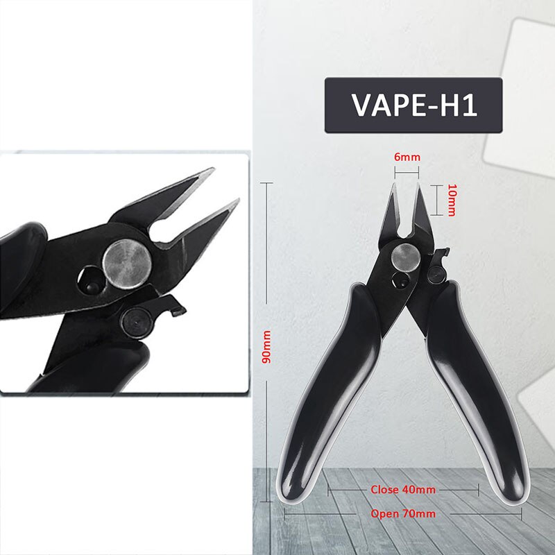 Well Packaged Sharp Pliers Multi Functional Tools Electrical Wire Cable Cutters Cutting Side Snips Flush Stainless Steel Nipper: VAPEH1