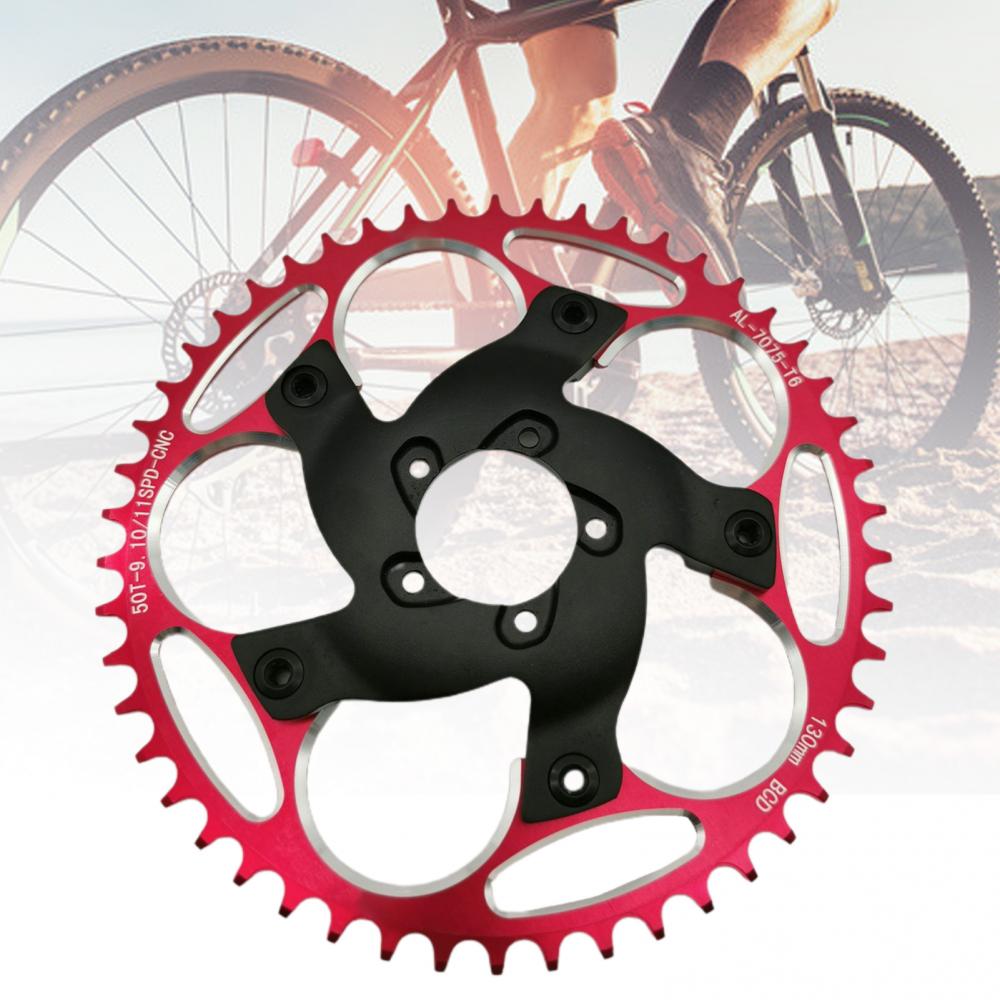 Bicycle 50T/52T/54T/56T/58T/60T Chain Wheel Sprocket Crank for Bafang Motor BBSHD 130BCD Bike Parts Chain Wheel