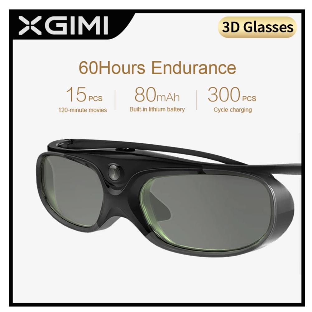Shutter 3D Glasses Dlp-link LCD Rechargeable Virtual Reality LCD Glass Compatible For XGIMI H2 Horizon Halo Aura: Default Title