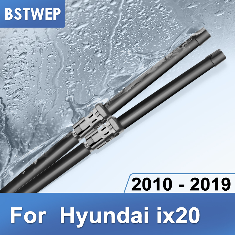 BSTWEP Wiper Blades for Hyundai ix20 Fit Push Button Arms