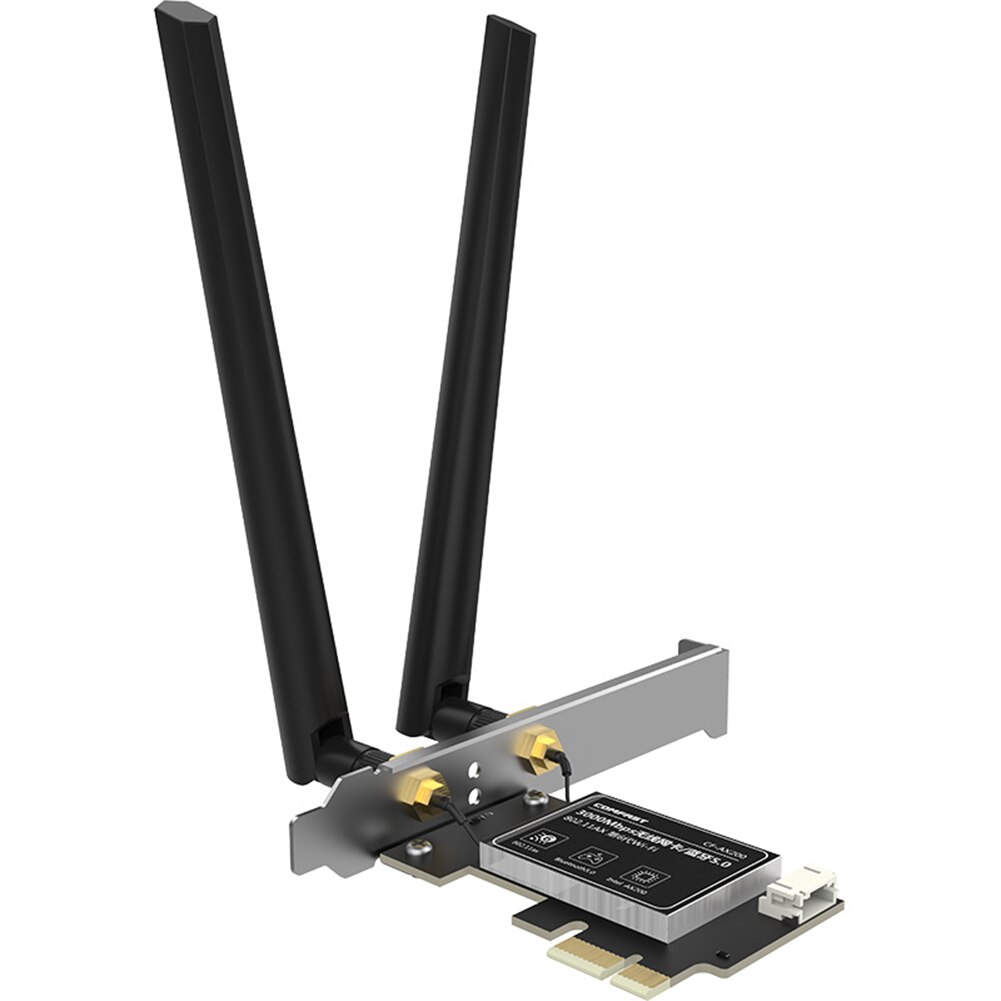 Comfast AX200 Pcie X1 Dual Band Draadloze Netwerkkaart 2.4Ghz 5Ghz Bluetooth Wifi Adapter Ontvanger Met Antenne