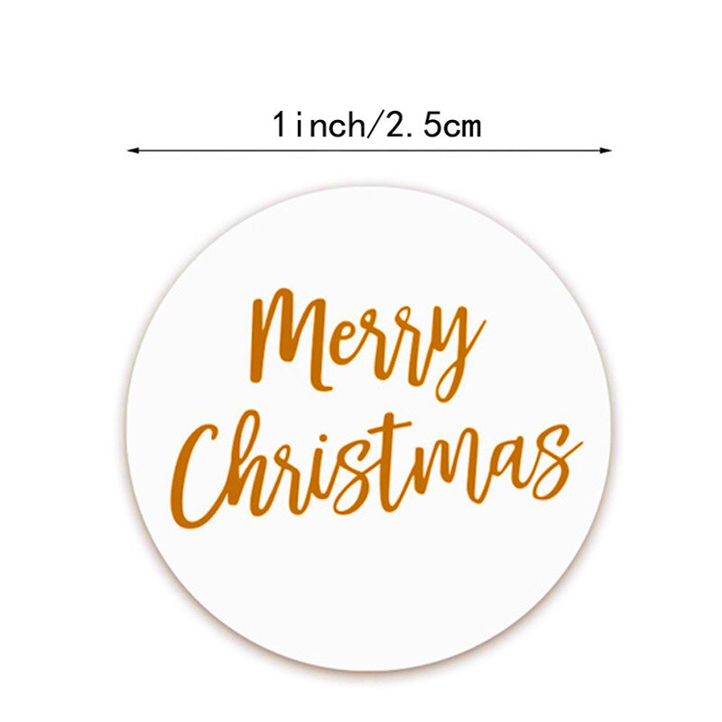 Christmas Sticker Cartoon Christmas Tree Santa Claus Paper Label Merry Christmas Cute Stickers Stationery Stickers
