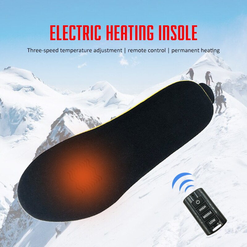 Intelligent Wireless Remote Heated Insoles Foot Warming Pad Feet Warmer Sock Pad Mat Winter Outdoor Heating Shoe Insoles