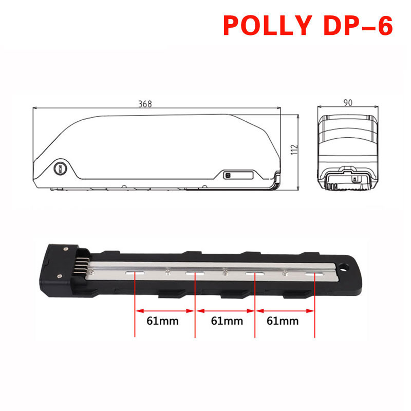 E-rower 48V 36V obudowa baterii litowej dół rury bateria robić rowerów elektrycznych Polly skrzynka z 18650 uchwyt robić telefonu DIY 10S 13S 7P 14S 6P