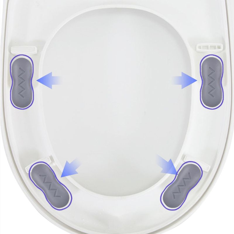 Toiletsædekofanger med stærkt klæbemiddel - giver en god buffering og beskyt dit toiletsæde godt