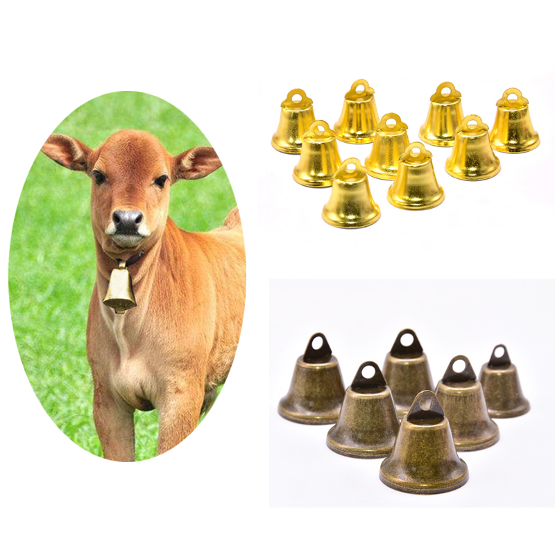 Cascabeles de Metal para ganado, Cascabel metálico fuerte y nítido que se extiende más lejos, fuerte pastoreo de vaca, caballo, oveja, evita la pérdida de ganado, perros y animales
