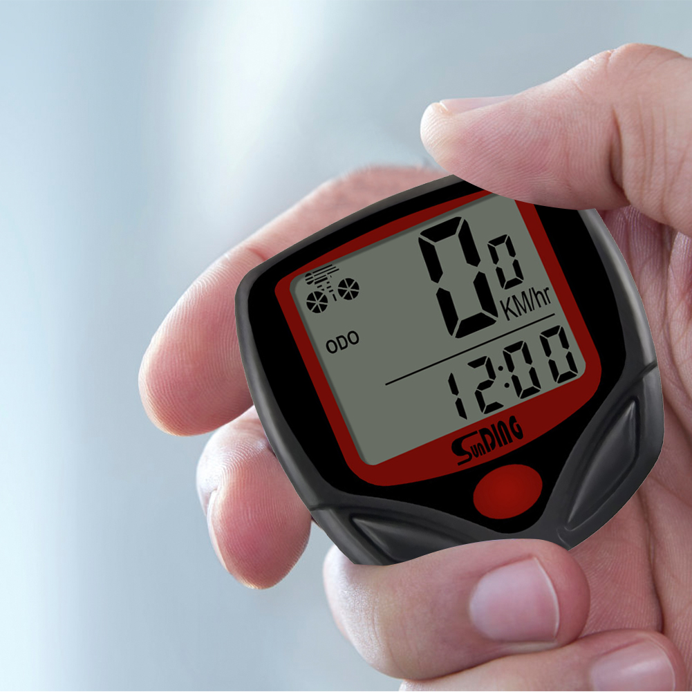 SunDing MTB Mountain Bike Odometer Speedometer Cycling Wired Stopwatch Waterproof Bicycle Computer Luminous Riding Accessories