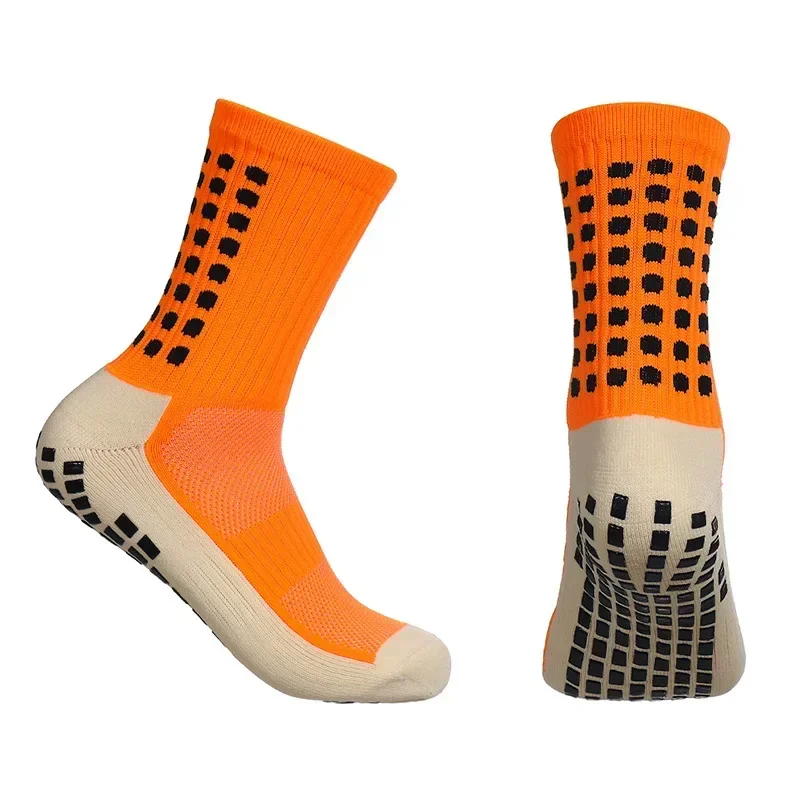 Heren Voetbal Sokken Sport Fietsen Grip Sokken Anti Slip Antislip Grip Pads voor Voetbal Basketbal Voetbaluitrusting: Roze