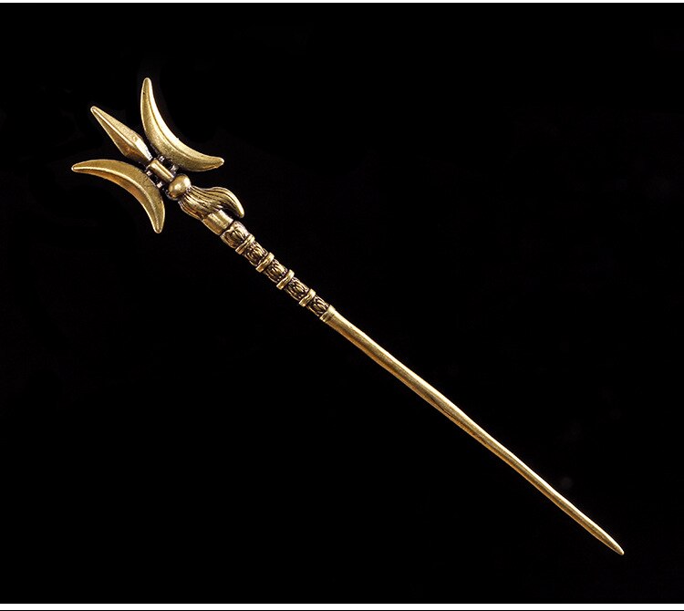 Aiguille de passage de cigares rétro en laiton, fumeur de cigares Portable, drague percée créative, sculpture, aiguille de Ventilation en spirale, outils pour cigares: Knife