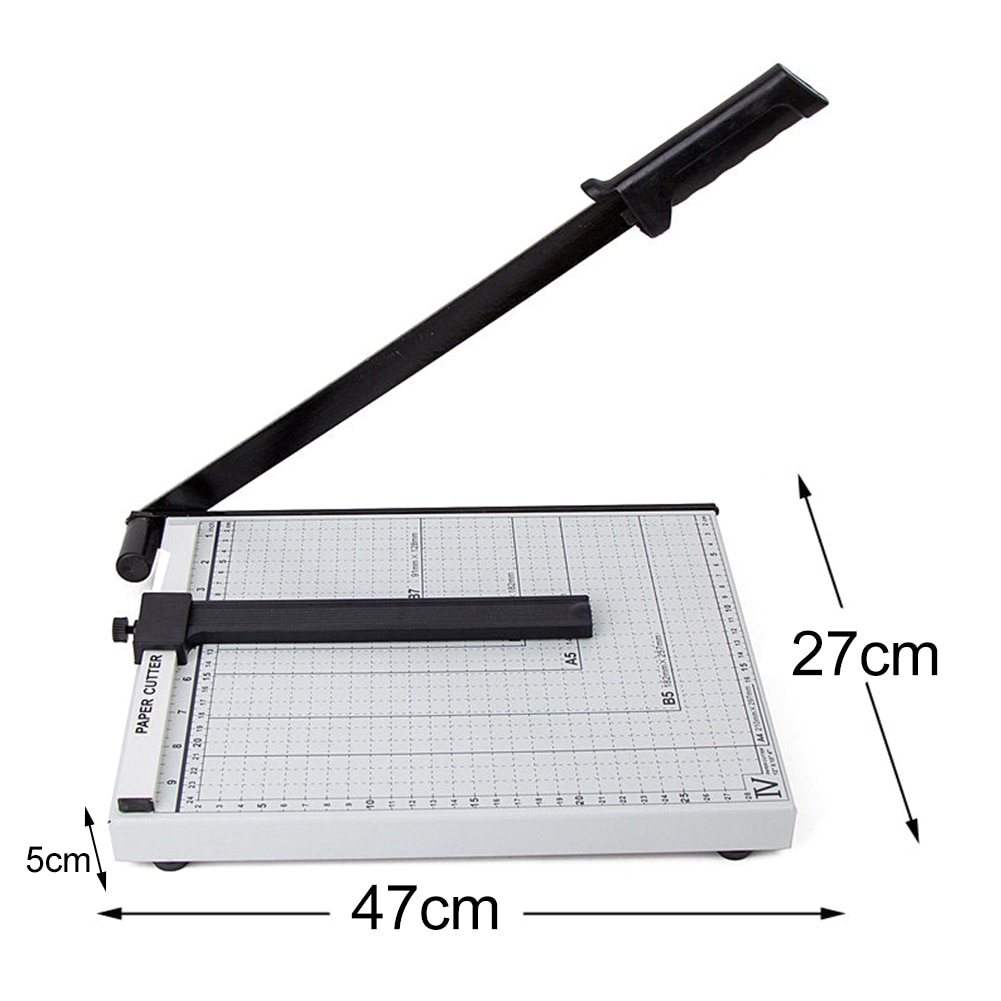 Ruler Portable Safe Steel Cutter A4 Accurate Offic... – Grandado