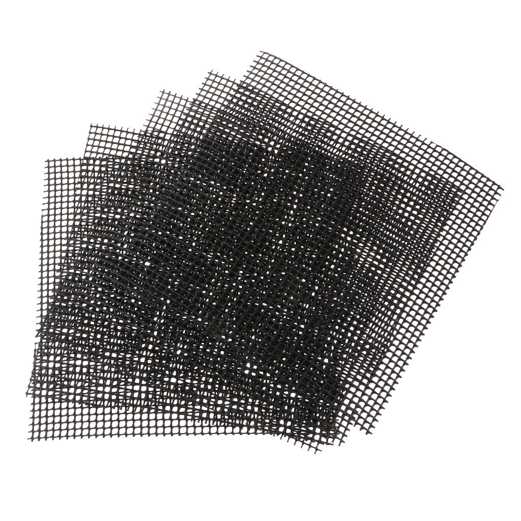 Plastic Drainage Mesh, Pack of 5, 15 x 15 cm / 5.90 x 5.90 inch