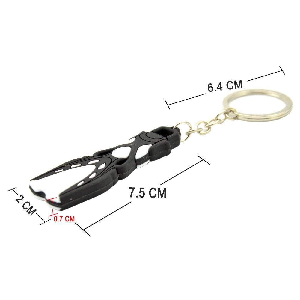 Utomhus sport mini dykning fin nyckelring nyckelring flipper nyckelring dykare dykning tillbehör nyckelring