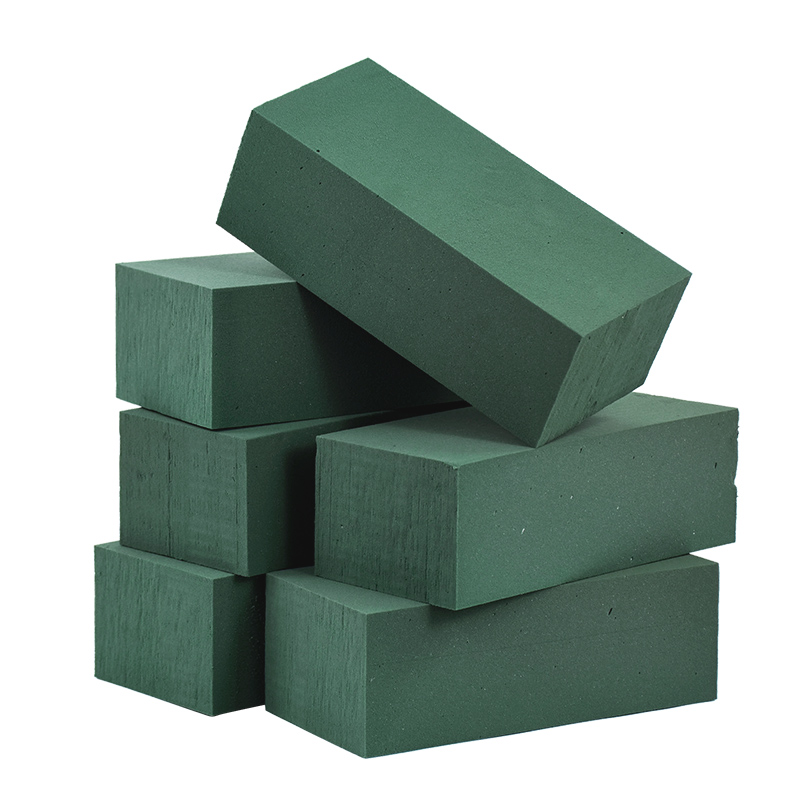 Creativery Nat Steekschuim baksteen 23x11x7,5cm 20 stuks - voor professionele bloemisten en hobby knutselaars - verse bloemen steekspons - bloemen steekmassa - floristische accessoires & bloemistiek