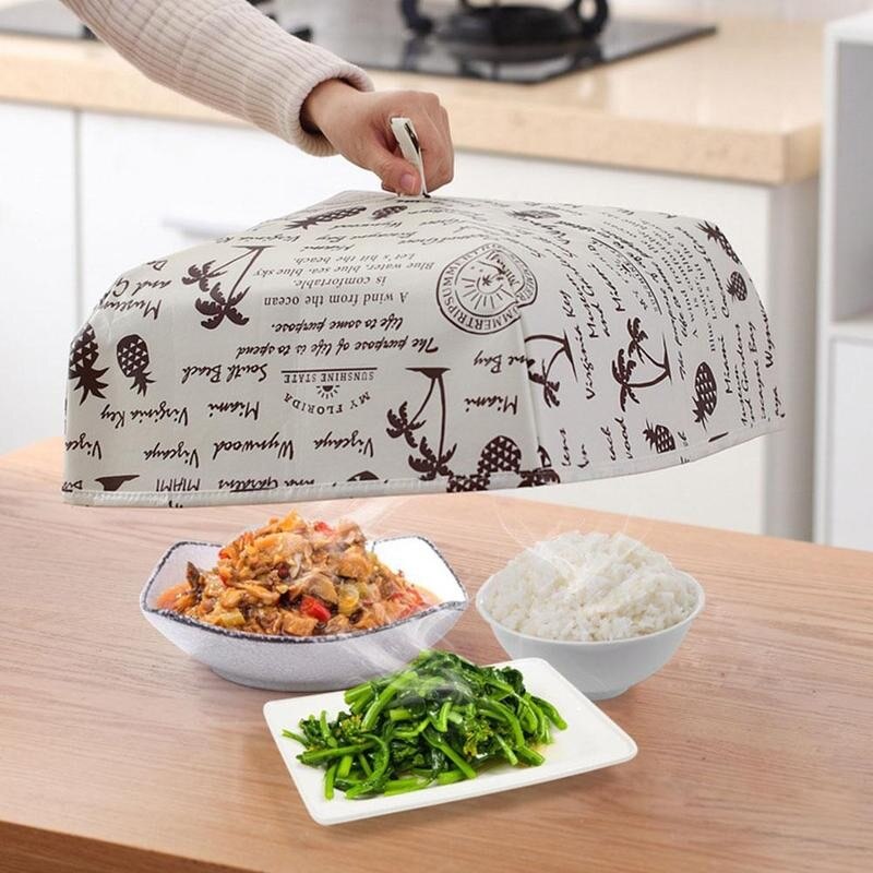 Aluminum Foil Food Covers Foldable Insulated Thermal Food Tent Covers Food Storage Cover Kitchen Accessories
