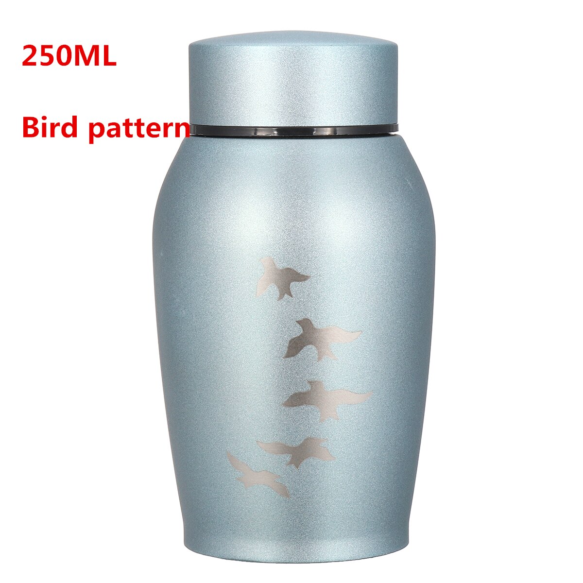 500Ml / 250Ml Stainless Steel Pet Urns For Dogs Cats Birds Hamsters Rabbits Cremation Ash Coffins Burial Of Ashes Pet Memorial: 250ML Bird3
