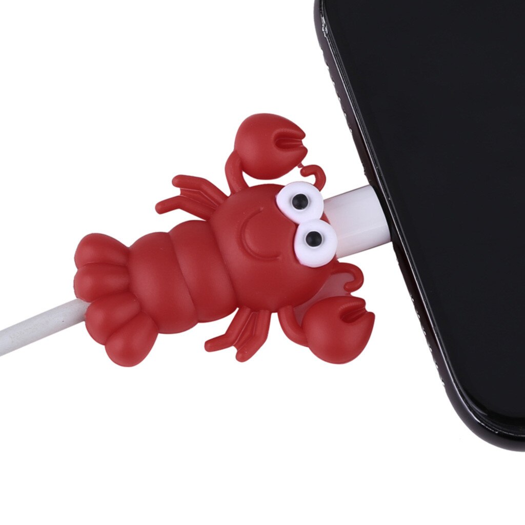 Mnycxen Kabel Linie Beißen für Iphone schnur Tier Zubehör Schützt Niedlich Schutz Kabel Tier Beißen Kabel Wickler Veranstalter z70: E
