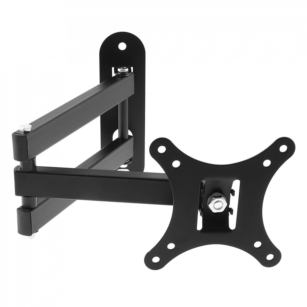 10KG Adjustable Flat Panel Frame TV Wall Mount Bracket Support 10 Degrees Tilt with Small Wrench for 10-26 Inch LCD LED Monitor