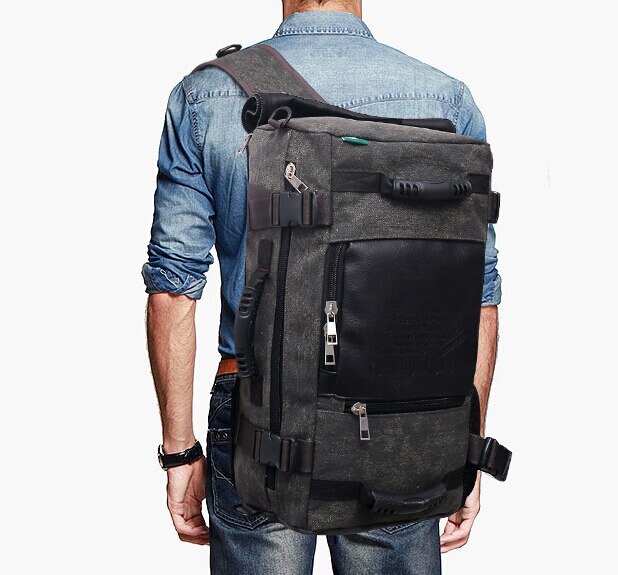 ETN BAG 051416 man large capacity travel backpack male canvas bag