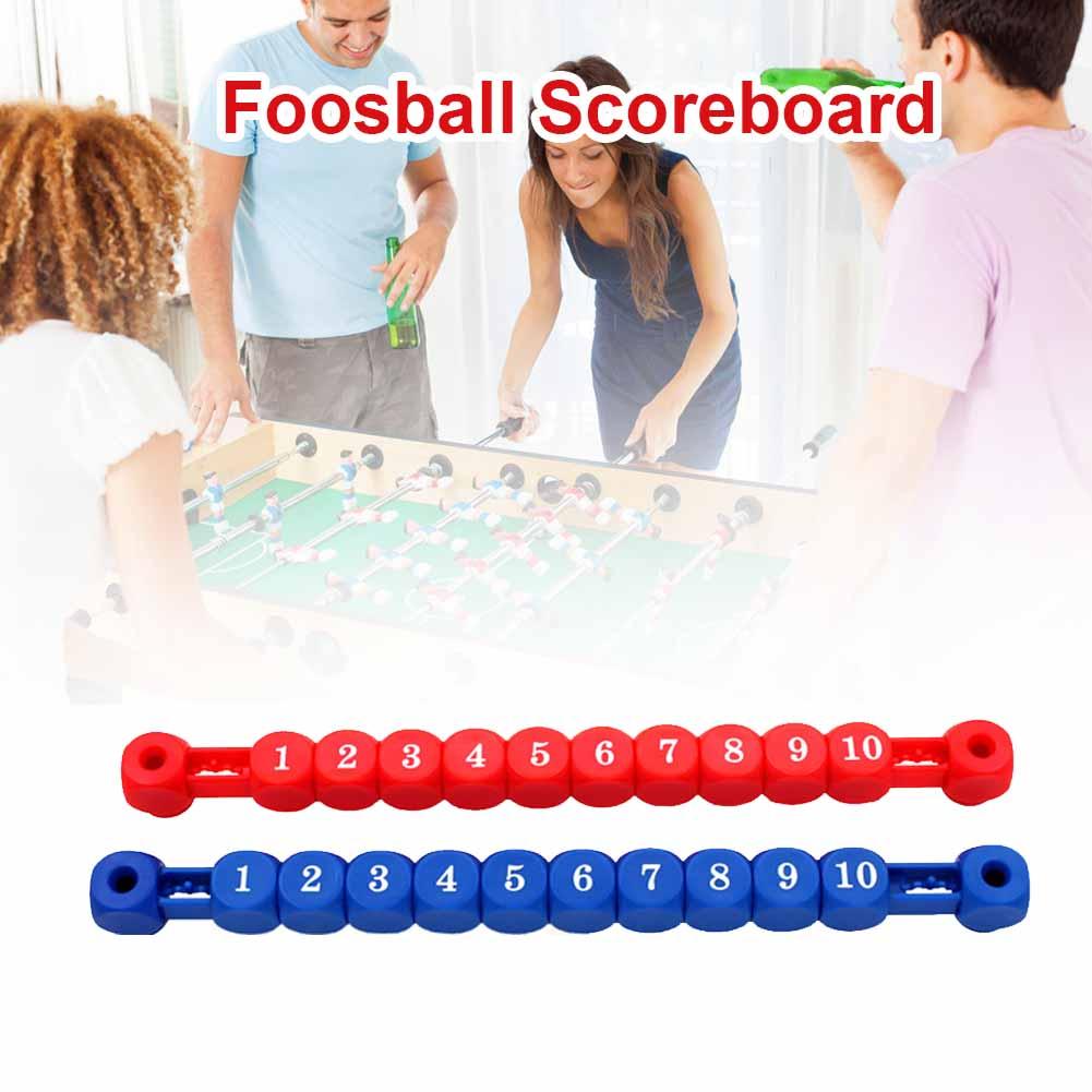 2 stuks/set voetbal scorebord tafel voetbal scoreteller 10 nummers scoreteller indicator voetbaltafels accessoires 1