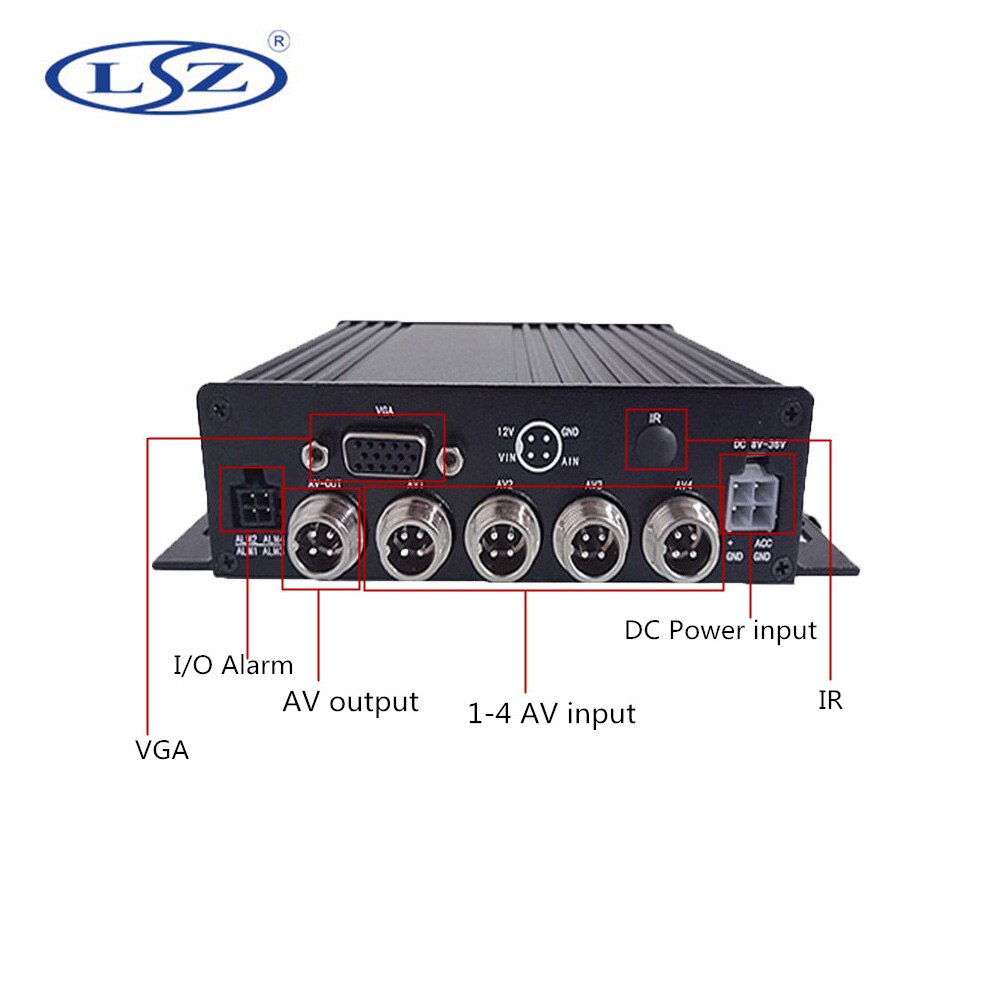 AHD 720P 960P Mobile DVR car bus truck video recorder