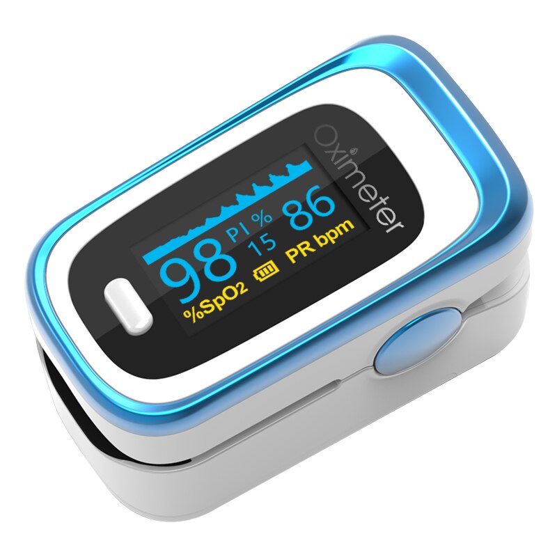 Professionele Pulsoximeter SPO2 Pr Pi Rr Hartslagmeter Oled Vinger Oximeter Draagbare Bloedzuurstofverzadiging Pulse Meter saturatiemeter vinger zuurstofmeter hartslagmeter pulsoxymeter: 2001-F