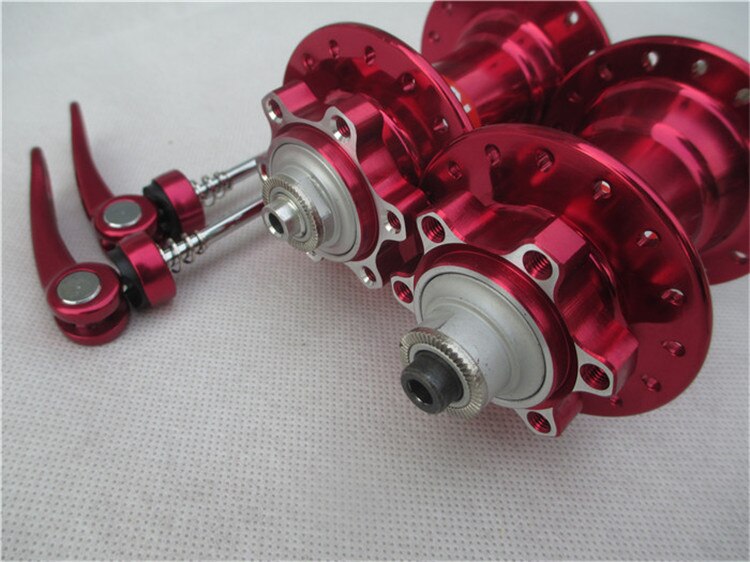 Originele NOVATEC D041SB/D042SB Voor Achter Hub Set Met Quick Release 32 Gat MTB Mountainbike Cassette Freehub Zwart /rood/Goud