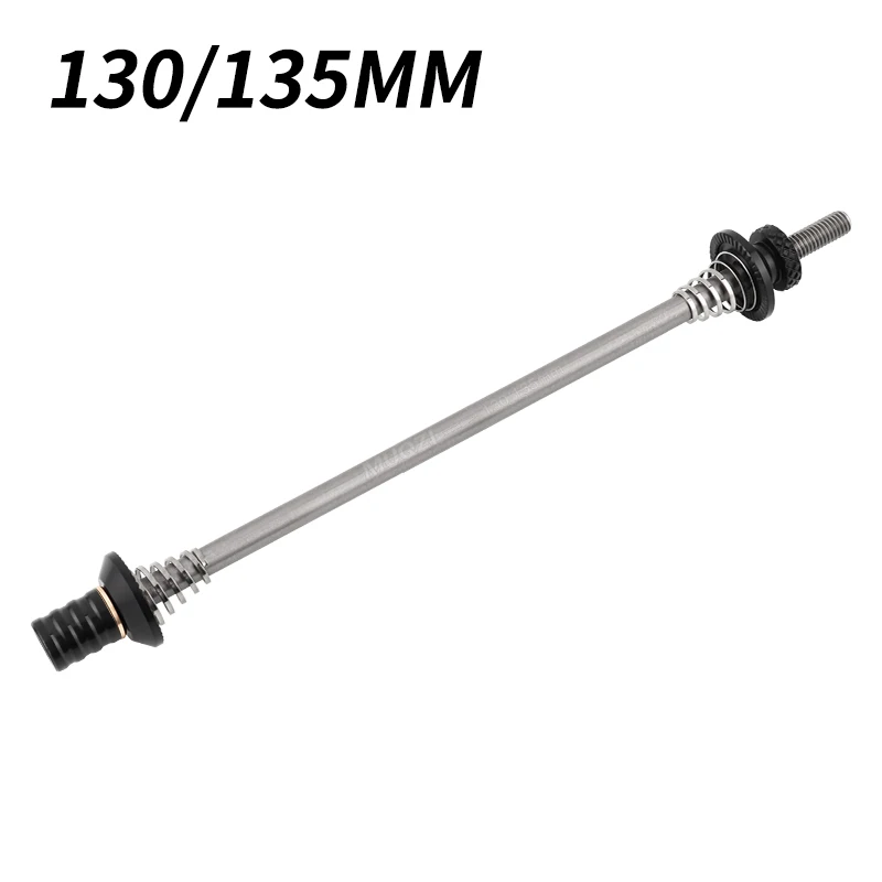 MUQZI Titanium Quick Release Skewers 74mm 85mm 100mm 130-135mm MTB Road Bicycle Quick Release Titanium Alloy Axle QR Skewer