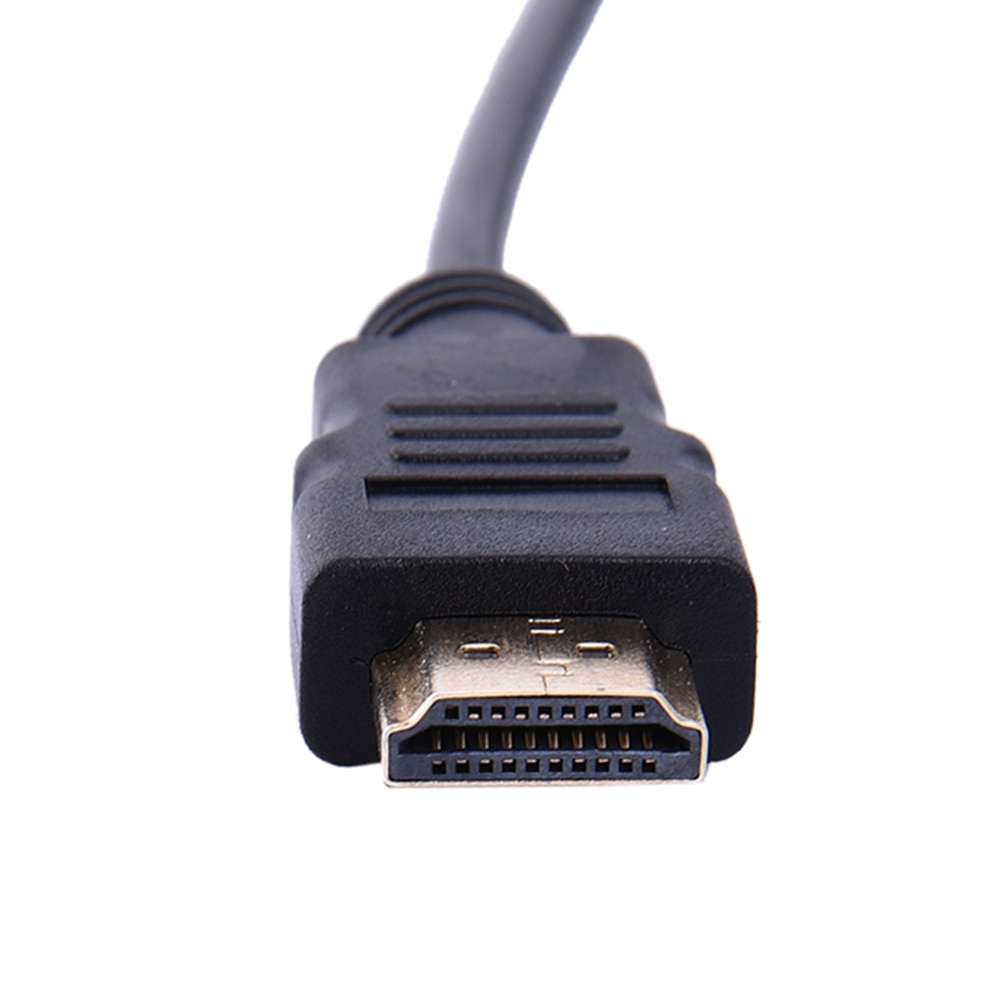 1.8M Hdmi-Compatialble Kabel Naar Vga Adapter Digitale 1080P Hd Met Audio Converter Adapter Hdmi Vga Connector koord Voor Tv Box