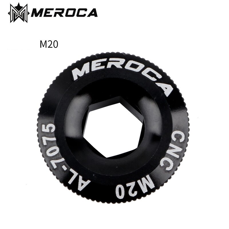 MEROCA – vis de couverture de manivelle M18/M19/M20 vtt, boulon Iamok en alliage d&#39;aluminium, 4 couleurs, 1 pièce: M20 Black