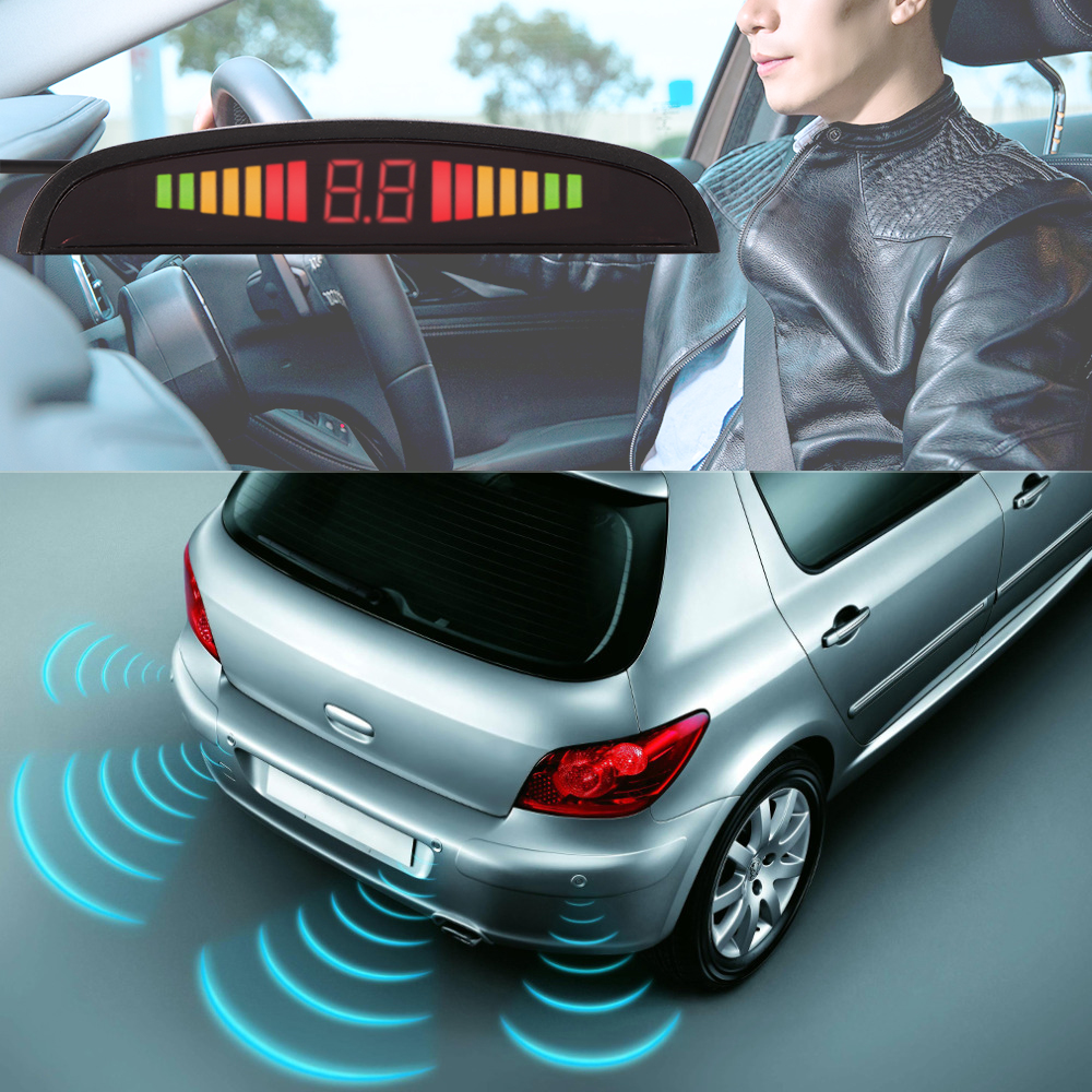 Vingtank Auto Auto Backing Sensor Parking Sensor Reverse Backup Parkeer Monitor Detector Systeem Display Geen Parking Sensor