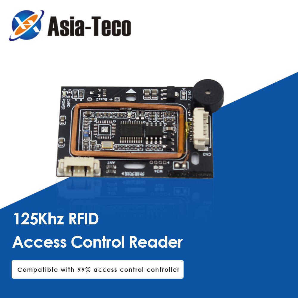 RFID card reader 125KHZ Access control inductive card reader module with Wiegand 26 reader